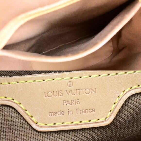 LOUIS VUITTON Montsouris GM Backpack Bag Monogram Leather Brown M51135 52FB392 main image 8